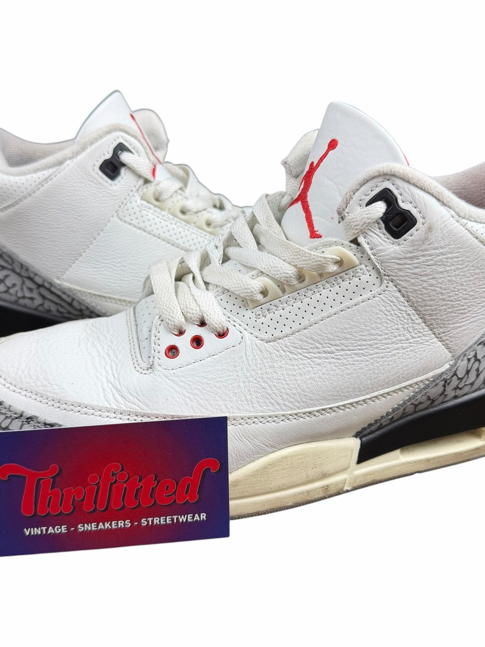 Air Jordan 3 Retro White Cement Reimagined Size 8 DN3707-100 Men’s Shoes OG Rare